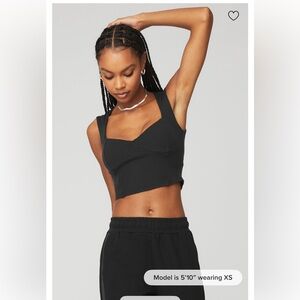 ALO Yoga Black Crop Top